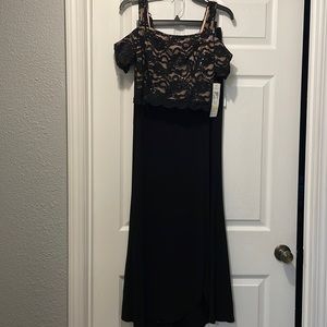 Two Piece Prom dress, slit. Never worn, with tags